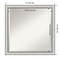 Beveled Bathroom Wall Mirror, Salon Silver Narrow Frame